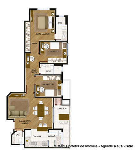 Imagem 10 de 28 de Apartamento Com 3 Dormitórios À Venda Com 149.9m² Por R$ 901.000,00 No Bairro Alto Da Xv - Curitiba / Pr - M2ax-rj402