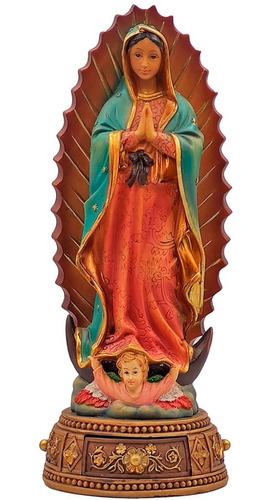 Figura Religiosa Virgen De Guadalupe Marca Diangelo® Mod.558