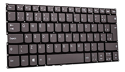 Teclado Para Notebook Lenovo Yoga 730-15ikb Abnt2 Cor Preto