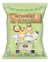 Comprar Bolsa Chip Bag Imprimible Selva Safari Editable