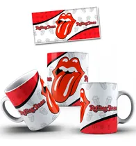Comprar Taza Cerámica Rock Internacional Música Todas Las Bandas Pop Color Blanco Rolling Stones 2