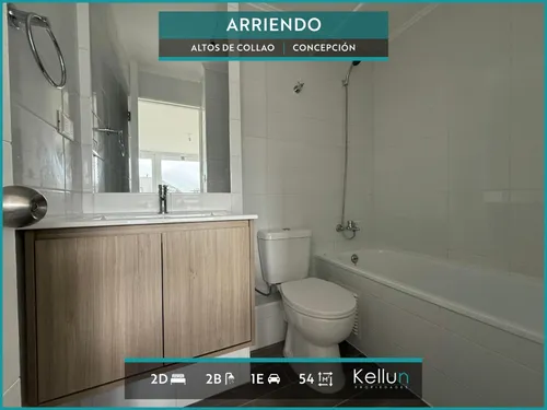 Arriendo Altos De Collao | 2 Dormitorios | Tipo Mariposa