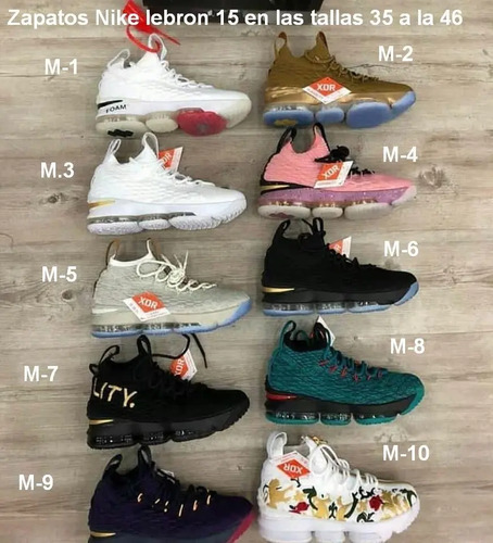 Venta \u003e zapatos nike lebron 15 \u003e en stock
