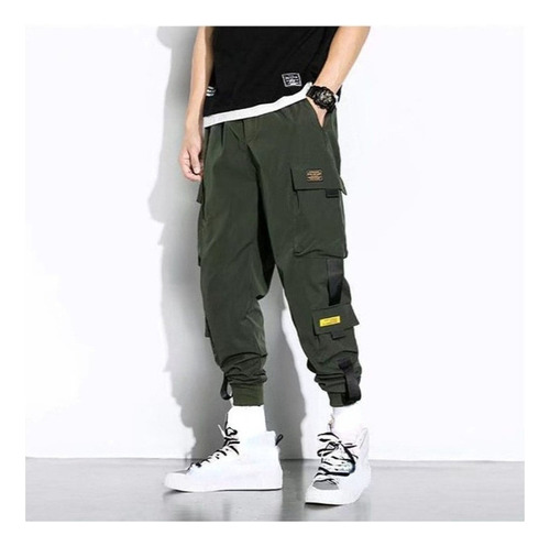 Pantalones Cargo Casual Harem Joggers Hip Hop Para Hombres