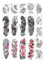 Comprar Pegatinas De Tatuaje Temporal De Brazo Completo, Tatuaje Flo