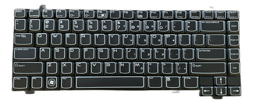 Teclado Dell Alienware M15x 0mt749 Negro Retroiluminado Sp