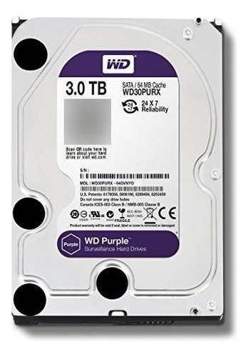 Wd30purx - Disco Duro De Vigilancia (3 Tb, 