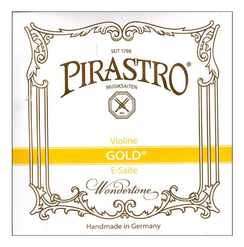 Pirastro Gold 3151 Cuerda Suelta Violin Mi Primera 