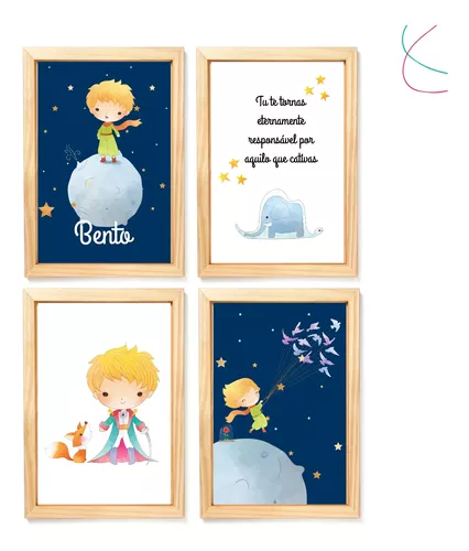 Quadro Decorativo Infantil O Pequeno Príncipe