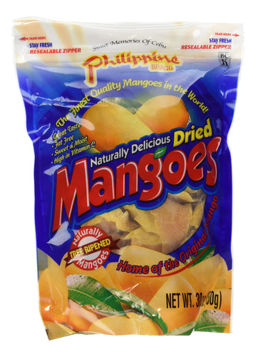 Philippine Brand Naturally Delicious Dried Mangos Árbol Ri.