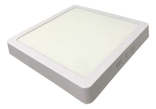 Plafón Panel Led Aplicar Cuadrado 18w Hogar Oficina Trefi