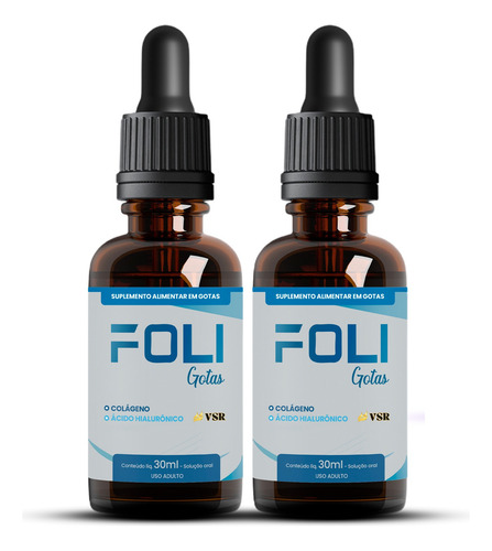 Kit 5 Foli Gotas - Pronta Entrega