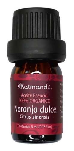 Aromaterapia Katmandú Aceite Esencial Orgánico Naranja 5 Ml