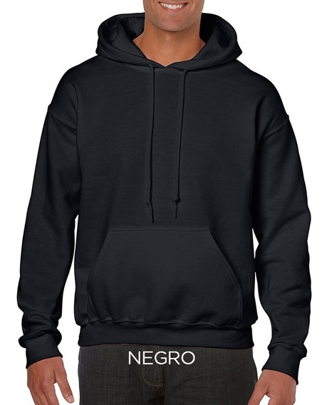 sudadera negra lisa con gorro