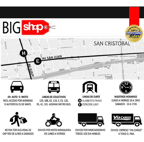 Imagen 7 de 8 de Pack 24 Flota Flota Vulcanita 160cm Original Tv 8887 Bigshop