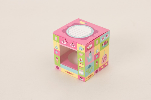 Cajas Para Cupcake Individual De Regalo Galletas 10 Und