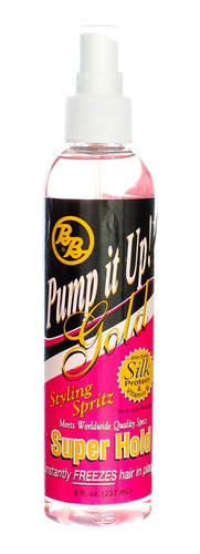 Bronner Brothers Pump It Up Spritz Gold Super Hold, 8 Onzas.