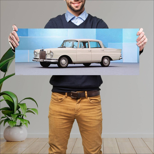 Cuadro 30x80cm Auto 1959 Mercedes Benz 220 S 740 1