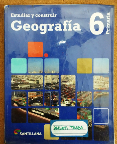 Geografia 6 Santillana Usado Tapa Azul