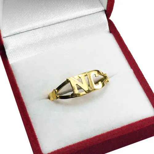 Anillo iniciales oro mujer new arrivals