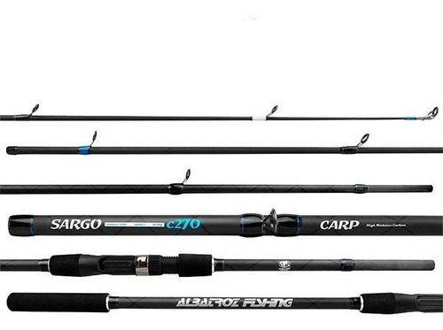 Vara Para Carretilha Albatroz Sargo 50lbs 2,70mt 3 Partes