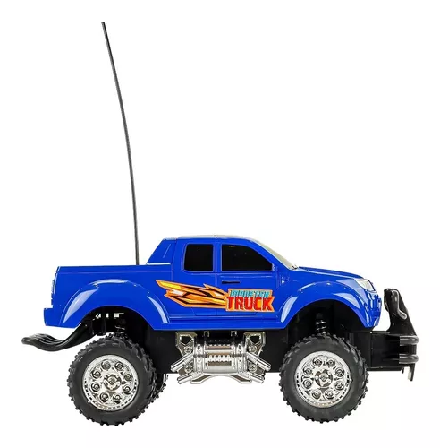 Carrinho de Controle Remoto Pick Up Monster Truck Polibrinq - Barra Rey