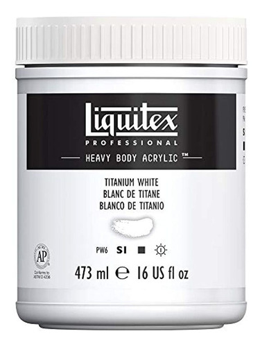 Body Acrílico, Tarro De 16 Oz, Titanio Blanco