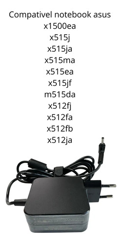 Carregador 19v 2.37a 45w Compatível Asus X509 X509f X509m