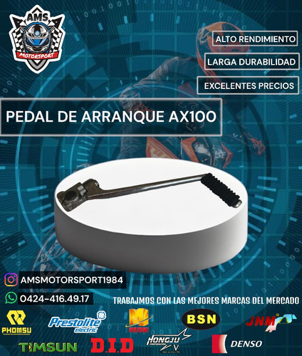 Pedal De Arrannque Ax100