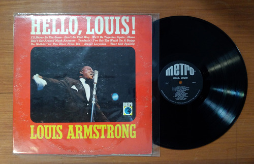 Louis Armstrong Hello Louis Disco Lp Vinilo Usa