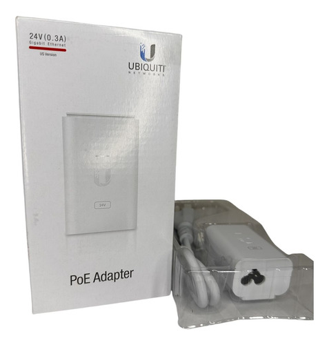 Adaptador Poe-24-7w-g-wh Ubiquiti Para Antenas