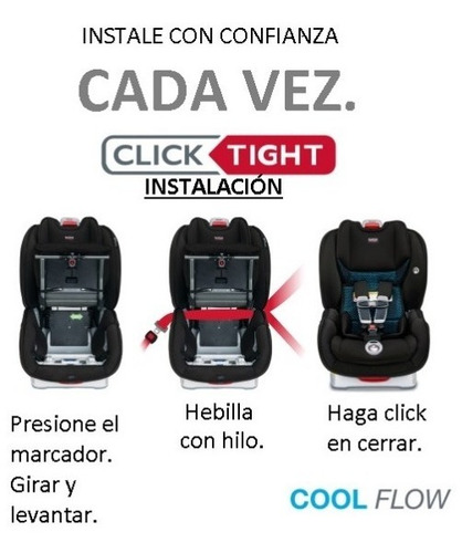 Imagen 7 de 10 de Butaca Bebe Britax Marathon Click Tight 0/30 Kg