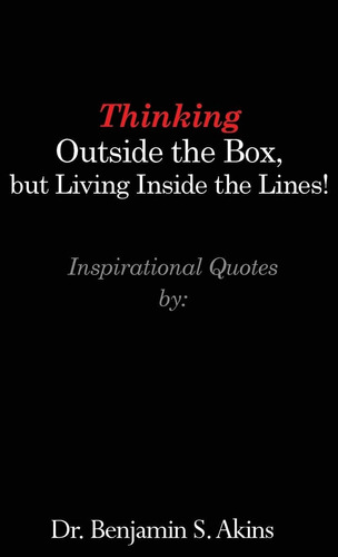 Libro Thinking Outside The Box, But Living Inside The Line