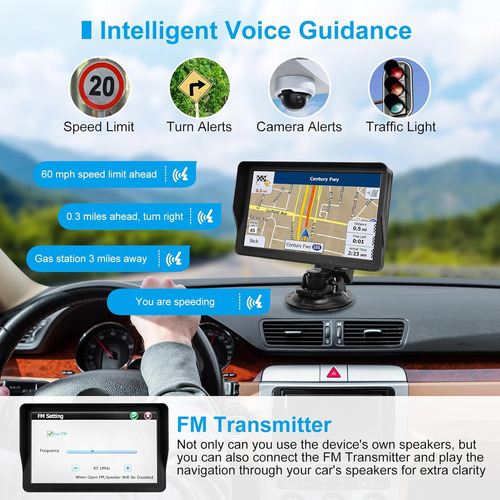 Navegador Gps 9 Con Último Mapa 2025 Y Recordatorio De Ruta