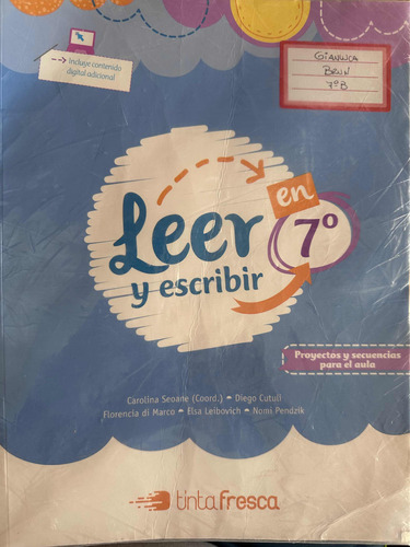 Libro Escolar: Leer Y Escribir En 7mo - Tinta Fresca