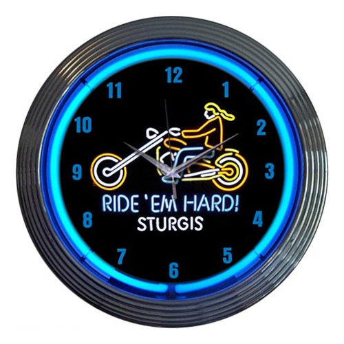 Coches Y Motocicletas Neonetics Ride Em Hard Sturgis Reloj D