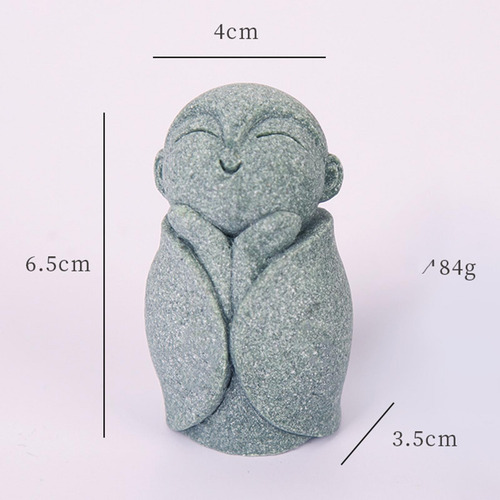 2 Buda Pecera Decoraciones Muñecas Monje Estatuilla Estilo