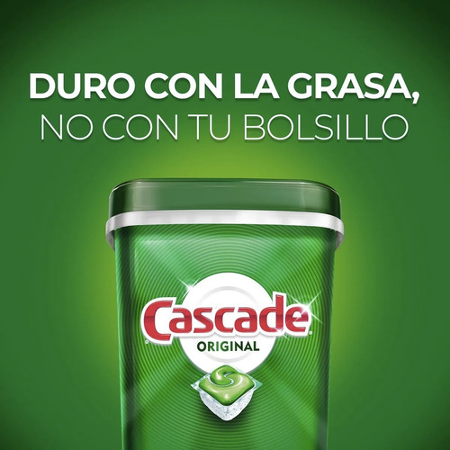 Imagen 7 de 10 de Detergente Lavavajillas Cascade Capsulas Caja Plástica X 60u