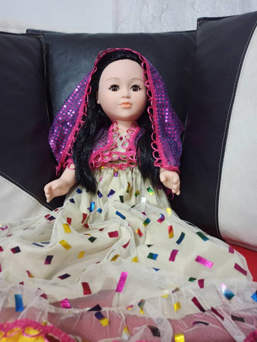 Muñeca Gitana Ideal Para Santería Espiritismo Misas 47 Cm