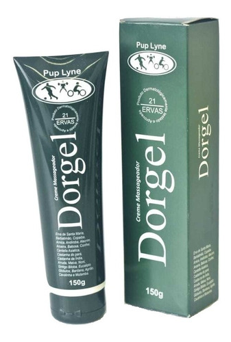 Creme Massageador Dorgel Pomada 21 Ervas 150g