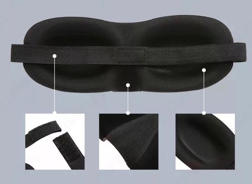 Máscara De Sueño Nocturno En 3d Para Ojos En Reposo