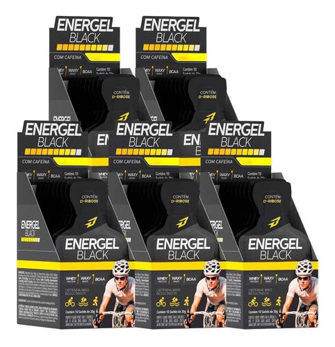 Gel Deportivo Energizante Con Cafeína X10unid.