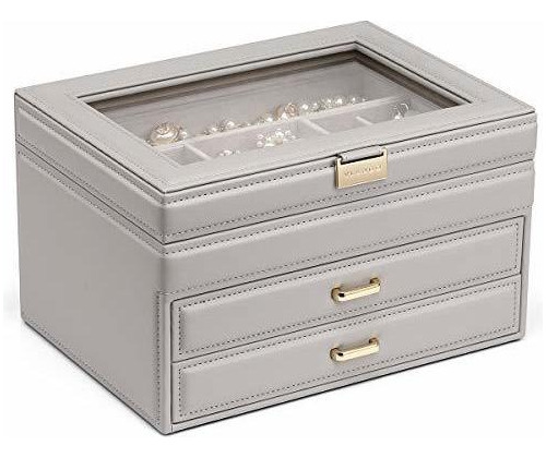 Caja Organizadora De Joyas Para Mujer, Joyero Grande De...