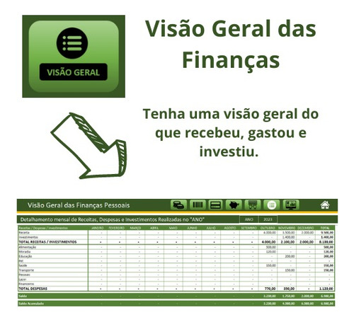 Planilha De Controle Financeiro De Contas A Pagar E Receber