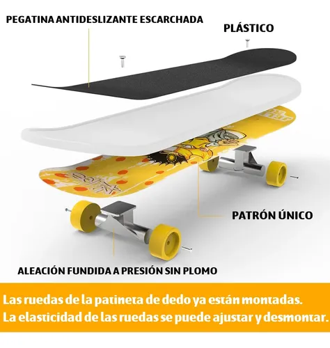 Juegos de monopatín de dedo profional, rampa de parque de patín, cena de cubierta, combinación de lugar, bricolaje, Kit de juguet novedosos para montar, regalo para niños