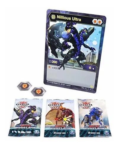 Colección Deluxe Bakugan Con Carta Ultra Nillious, 6+