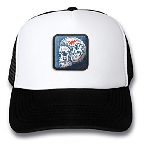 Gorra Trucker Motor Club Moto One For The Money Mot42