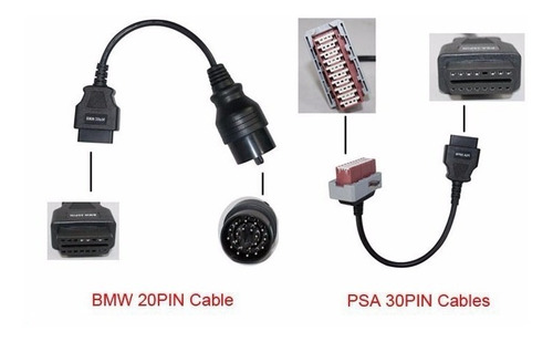 Juego De Cables Scanner Universales Autocom O Delphi U Otros