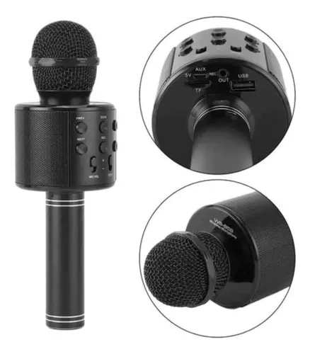 Micrófono Karaoke, Micrófono Bluetooth Inalámbrico para Niños