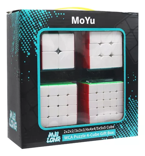 Cubo Mágico Moyu Kit caixa de presente 2x2 3x3 4x4 5x5 - Chess Cuber - Loja  Oficial de Cubo Mágico Profissional